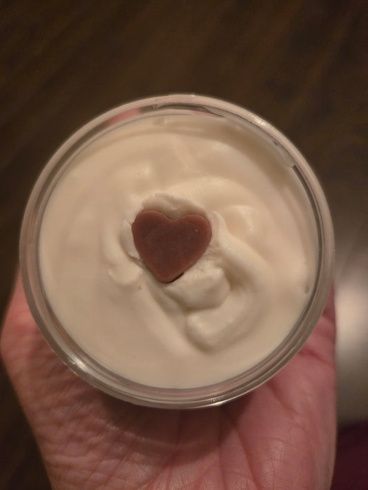 Beurre fouetté corps abricot chaud