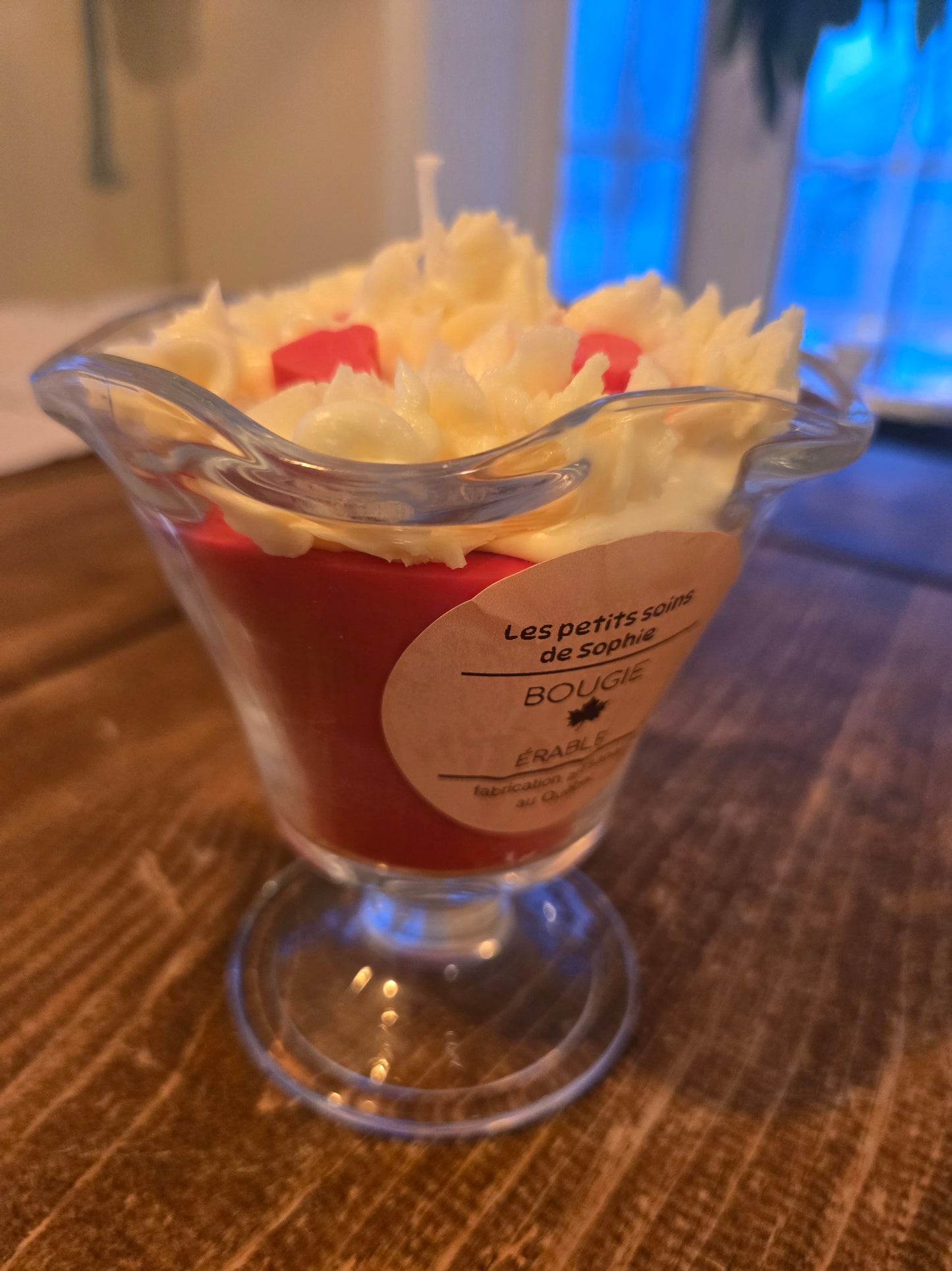 Bougie gourmande érable