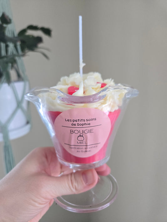 Bougie gourmande miel