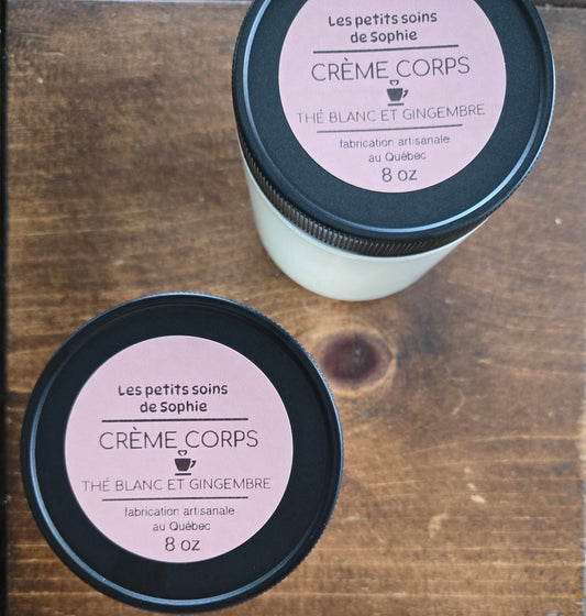 Crème corps thé blanc et gingembre