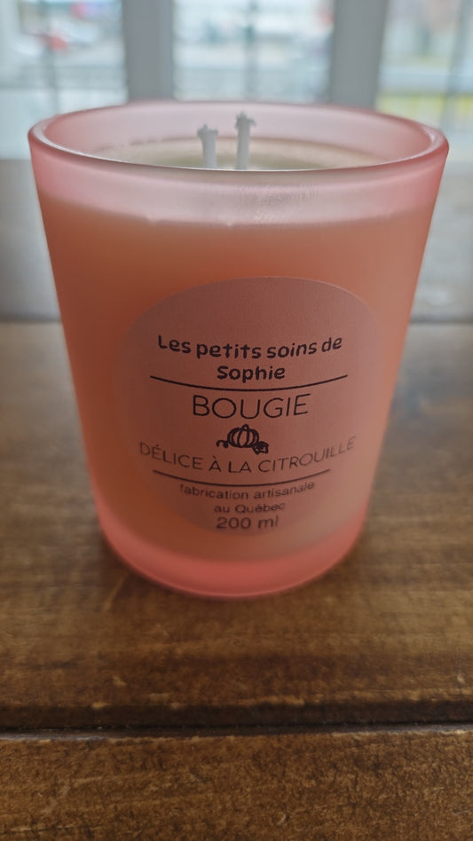Bougie délice à la citrouille