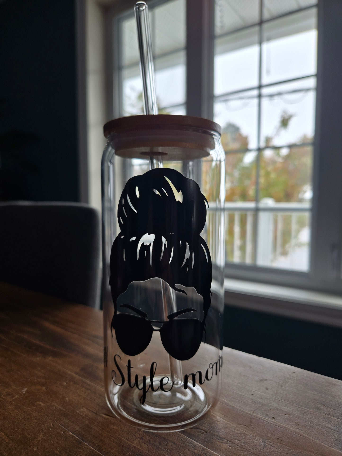Verre style de mom