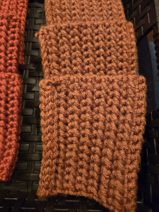 Manchons à café brun