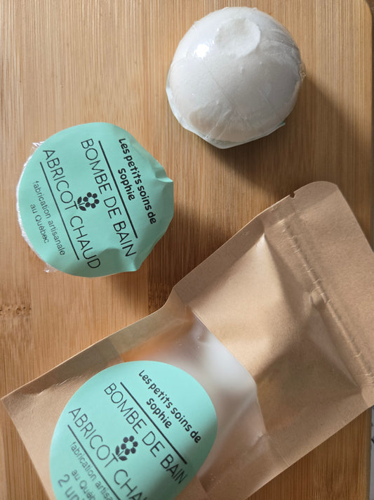 Bombe de bain abricot chaud 2