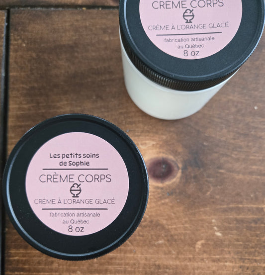 Crème corps Crème à l'orange glacé