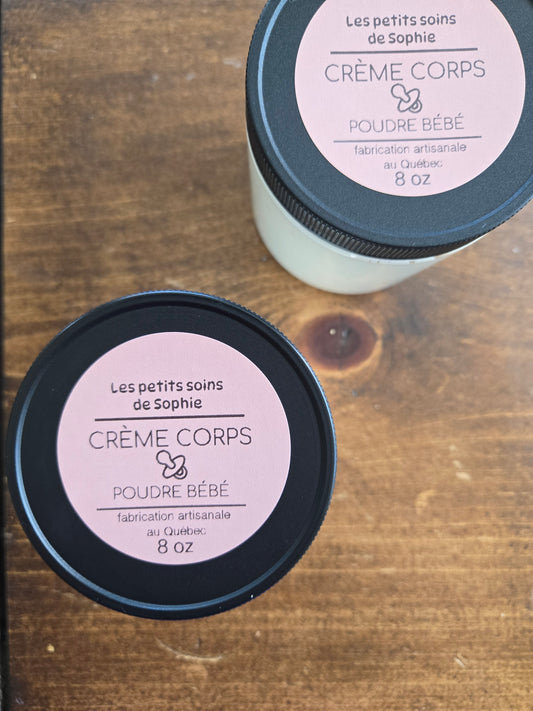 Crème corps poudre bébé