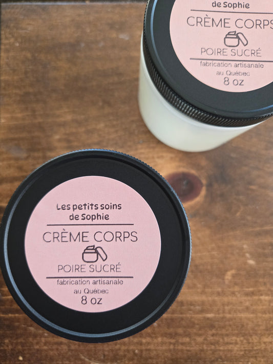 Crème corps poire sucré