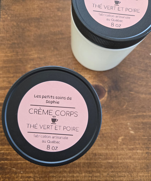 Crème corps thé vert et poire